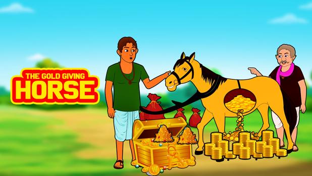The Gold Giving Horse Telugu Kids Movie Online on aha