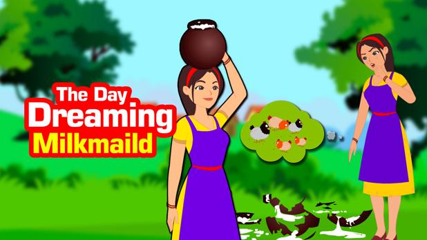Watch the day dreaming milkmaid Cartoon Full Movies online on aha