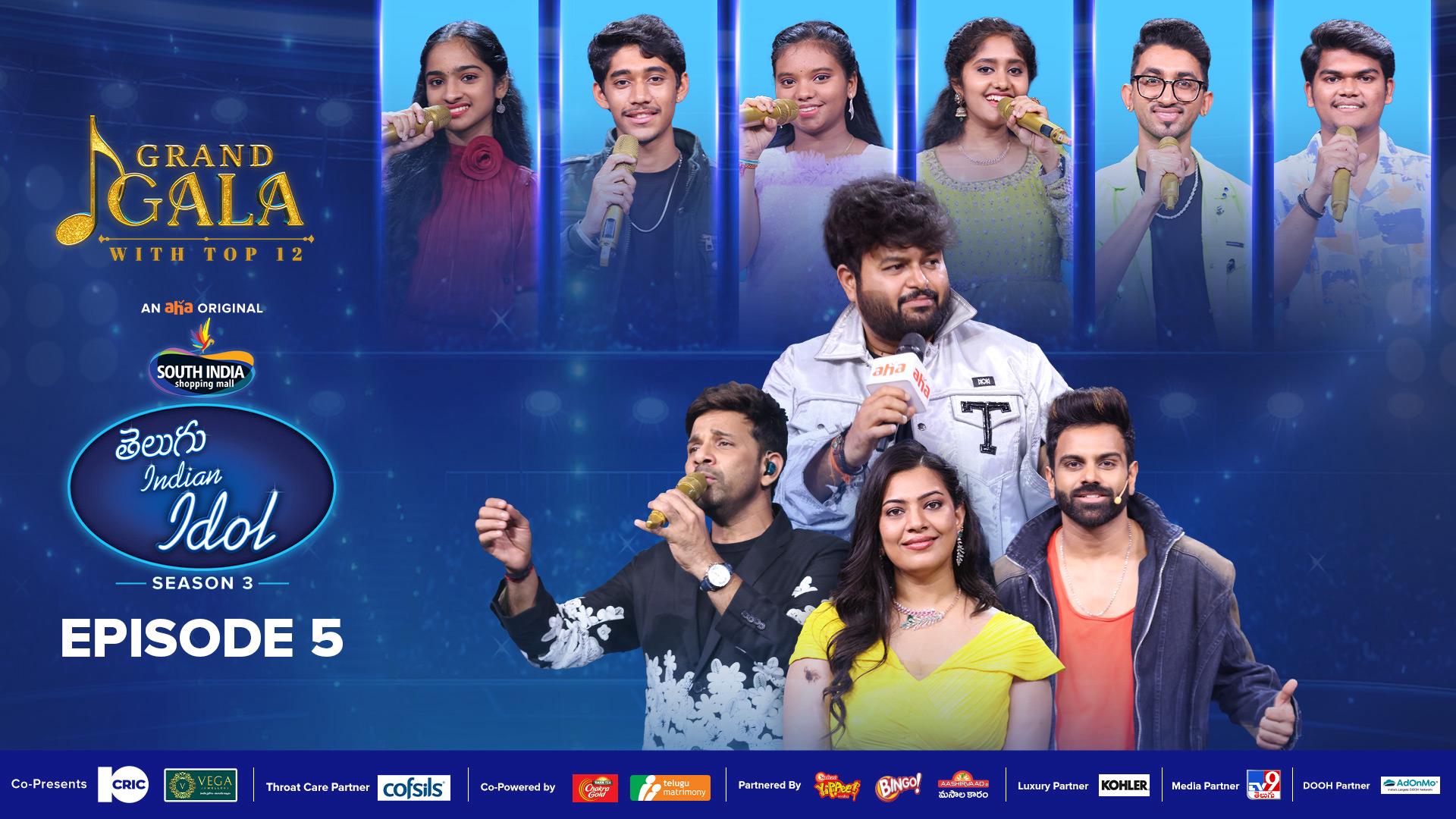 Watch episode 5 Telugu Indian Idol with only on aha.