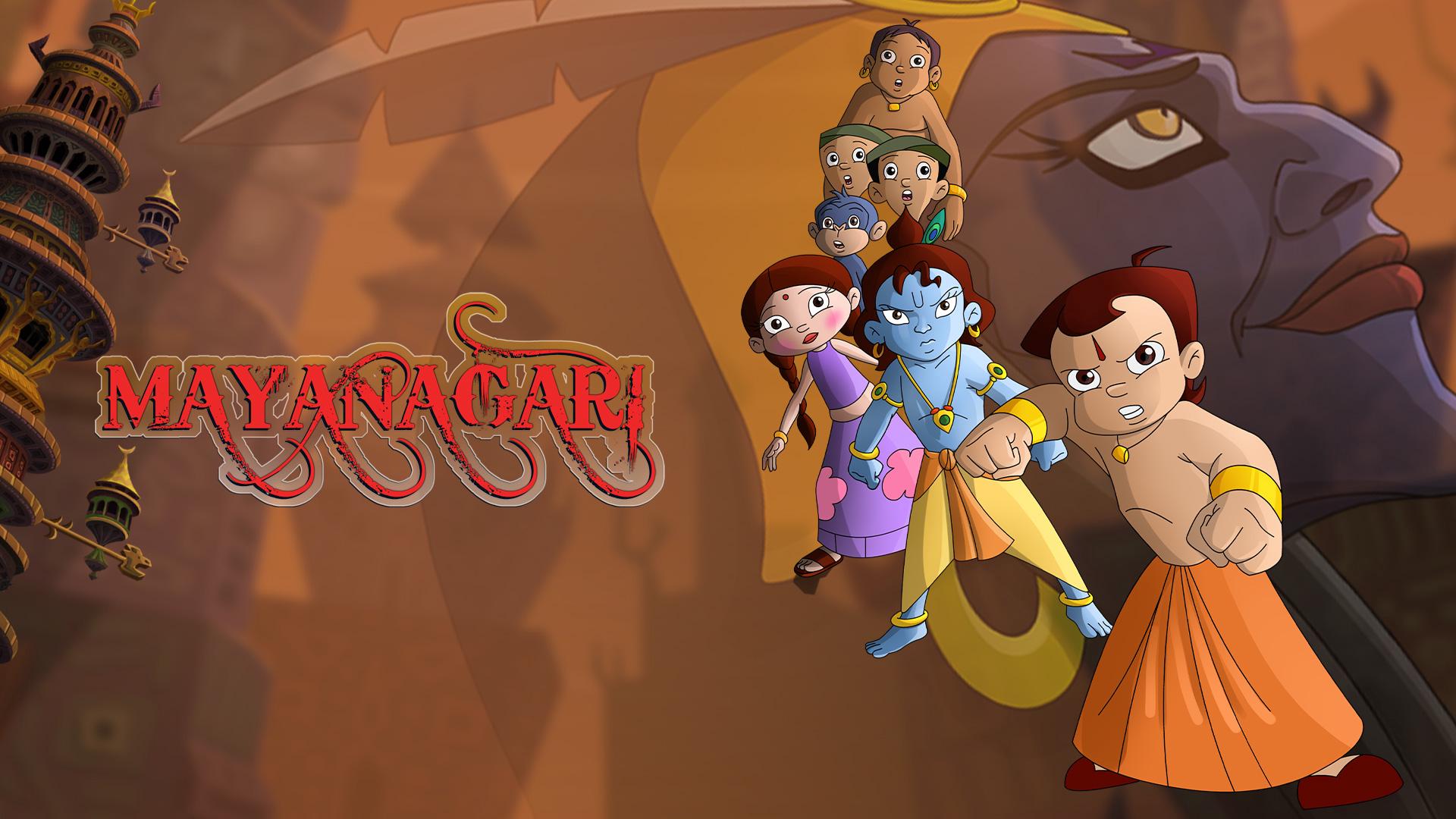 Watch Chhota Bheem and Krishna Mayanagari Cartoon Full Movies online on aha